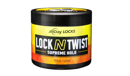 ALL DAY LOCKS LOCK & TWIST SUPREME HOLD GEL 10OZ 15OZ 64OZ