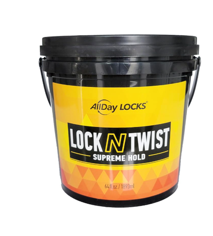 ALL DAY LOCKS LOCK & TWIST SUPREME HOLD GEL 10OZ 15OZ 64OZ